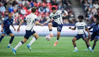 Bruno Caicedo scores 1st MLS goal, Whitecaps beat Sporting KC 3-0 for 3rd straight win :: WRAL.com