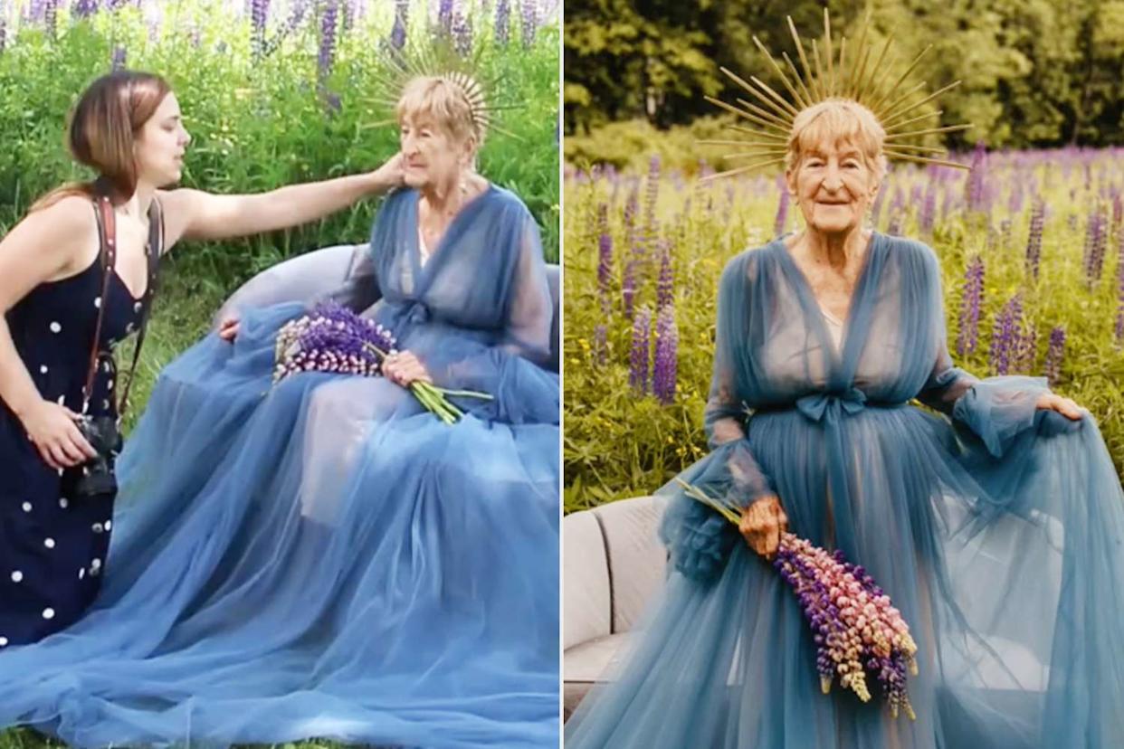 Ruby Jean works on a ethereal like photoshootCredit: Ruby Jean/TikTok