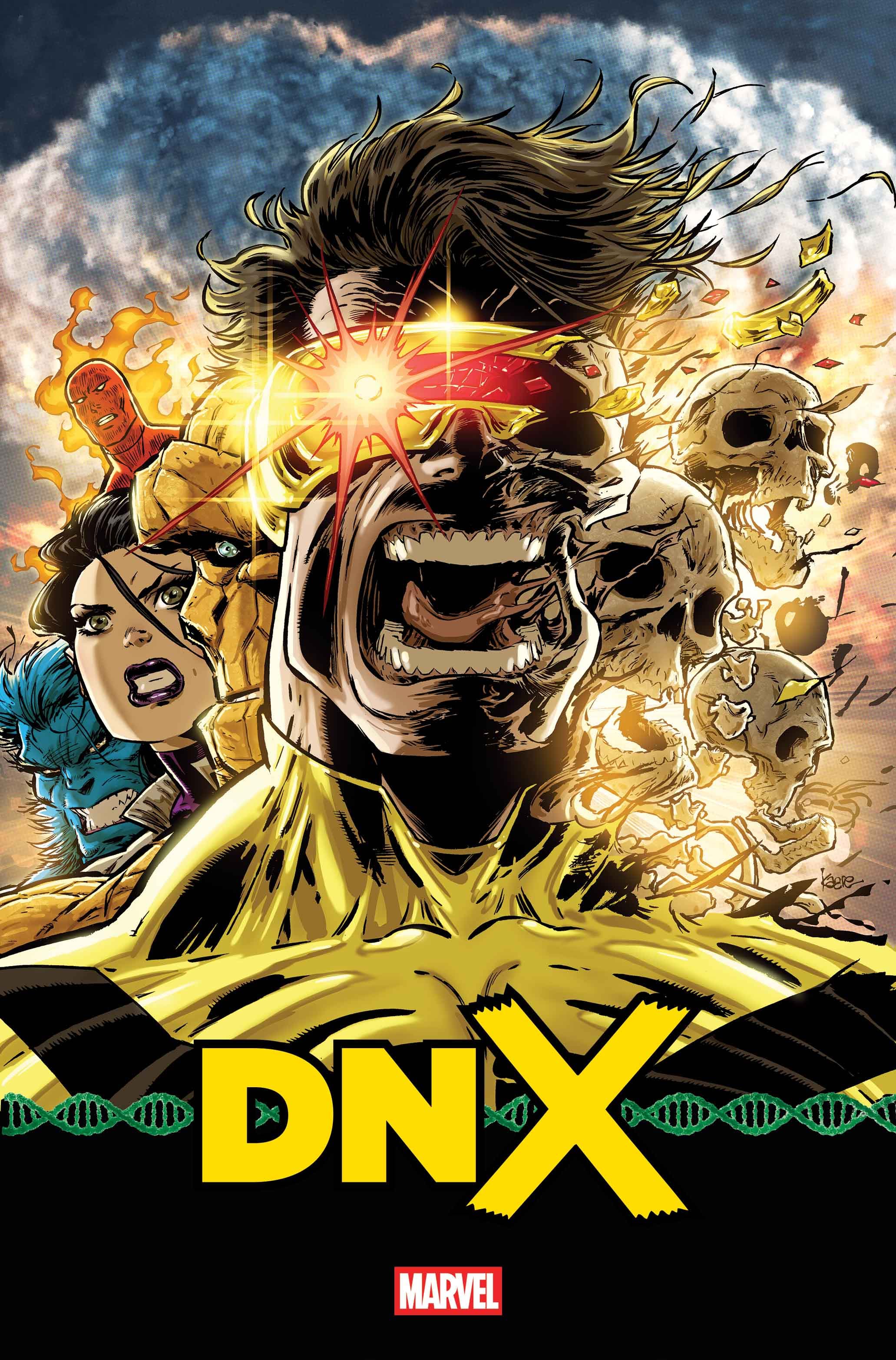 DNX #1 "Before" and "Hidden" Covers by Kaare Andrews