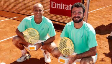 Sadio Doumbia and Fabien Reboul win their second title at the ATP 250 in Bucharest.