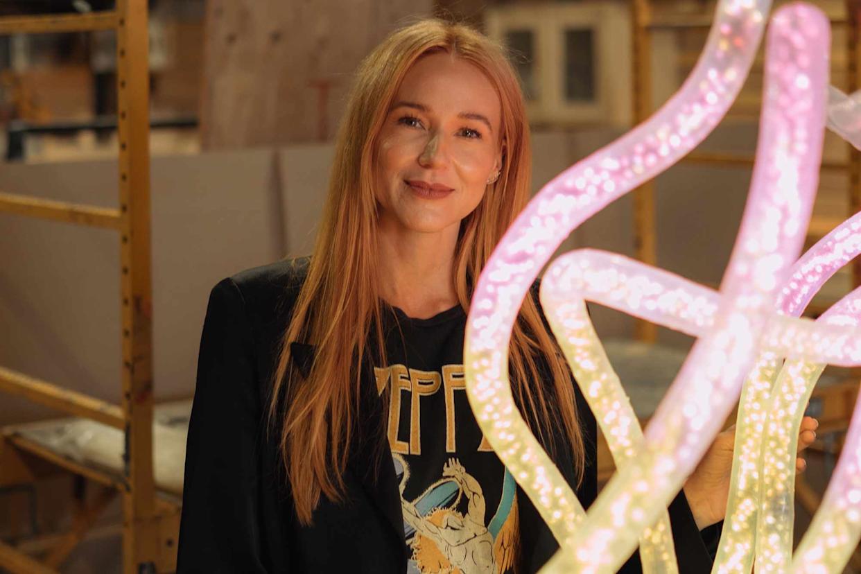 Jewel with the work Heart of the Ocean.Credit: Matthew Takes