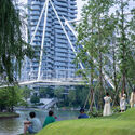 Edenland Pedestrian Bridge in Luxelakes / unarchitecte - Exterior Photography