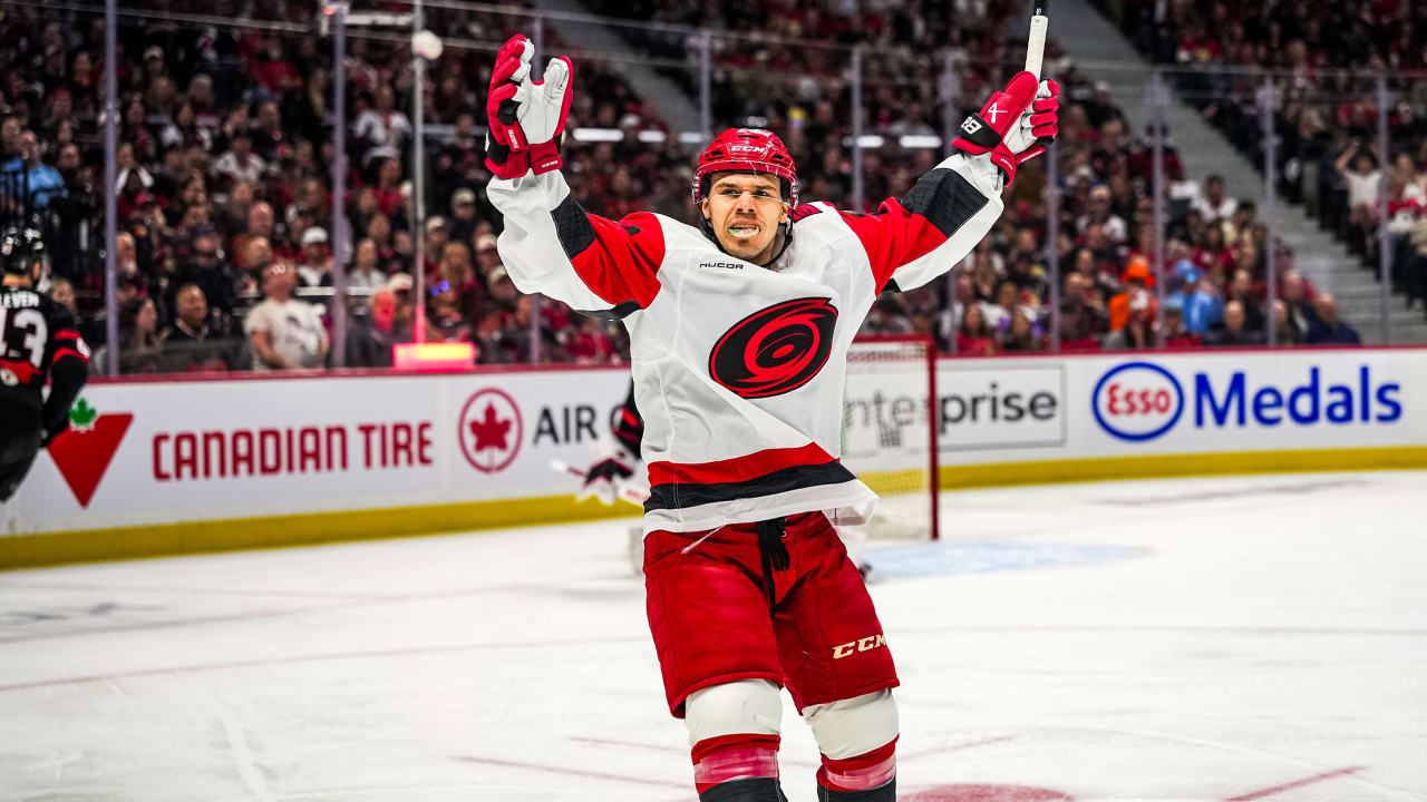 NHL EDGE stats behind Stankoven’s breakout postseason for Hurricanes