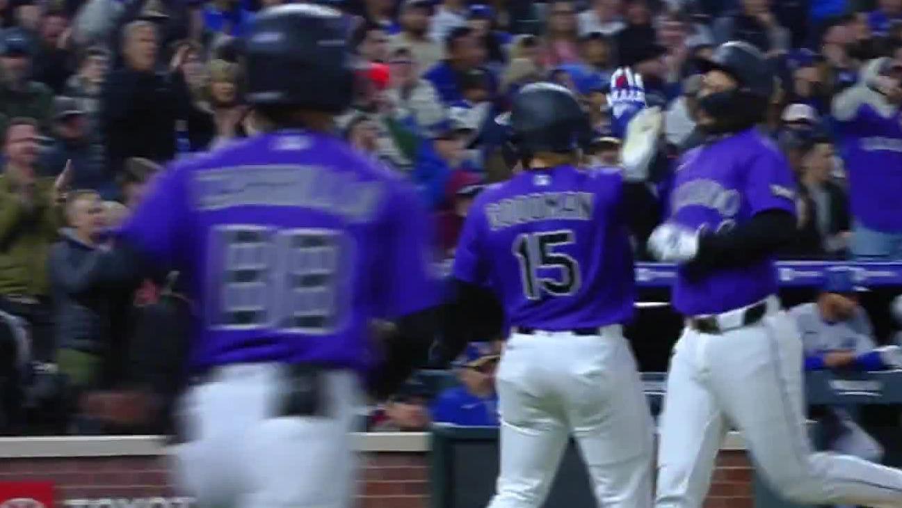 Johnson's go-ahead 2-run double in the 6th helps Rockies beat Dodgers 4-3