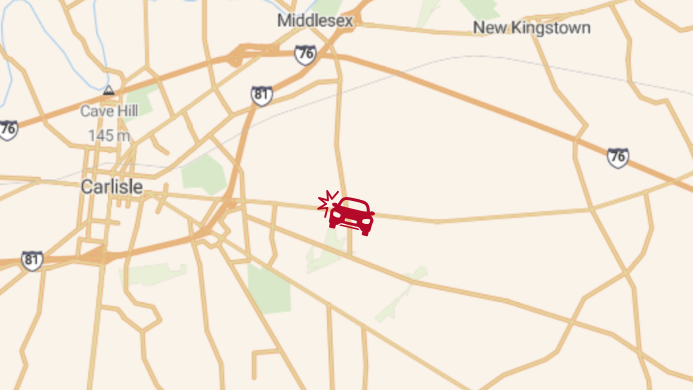 Cumberland County, Pa. crash hospitalizes 2 people, shuts down road