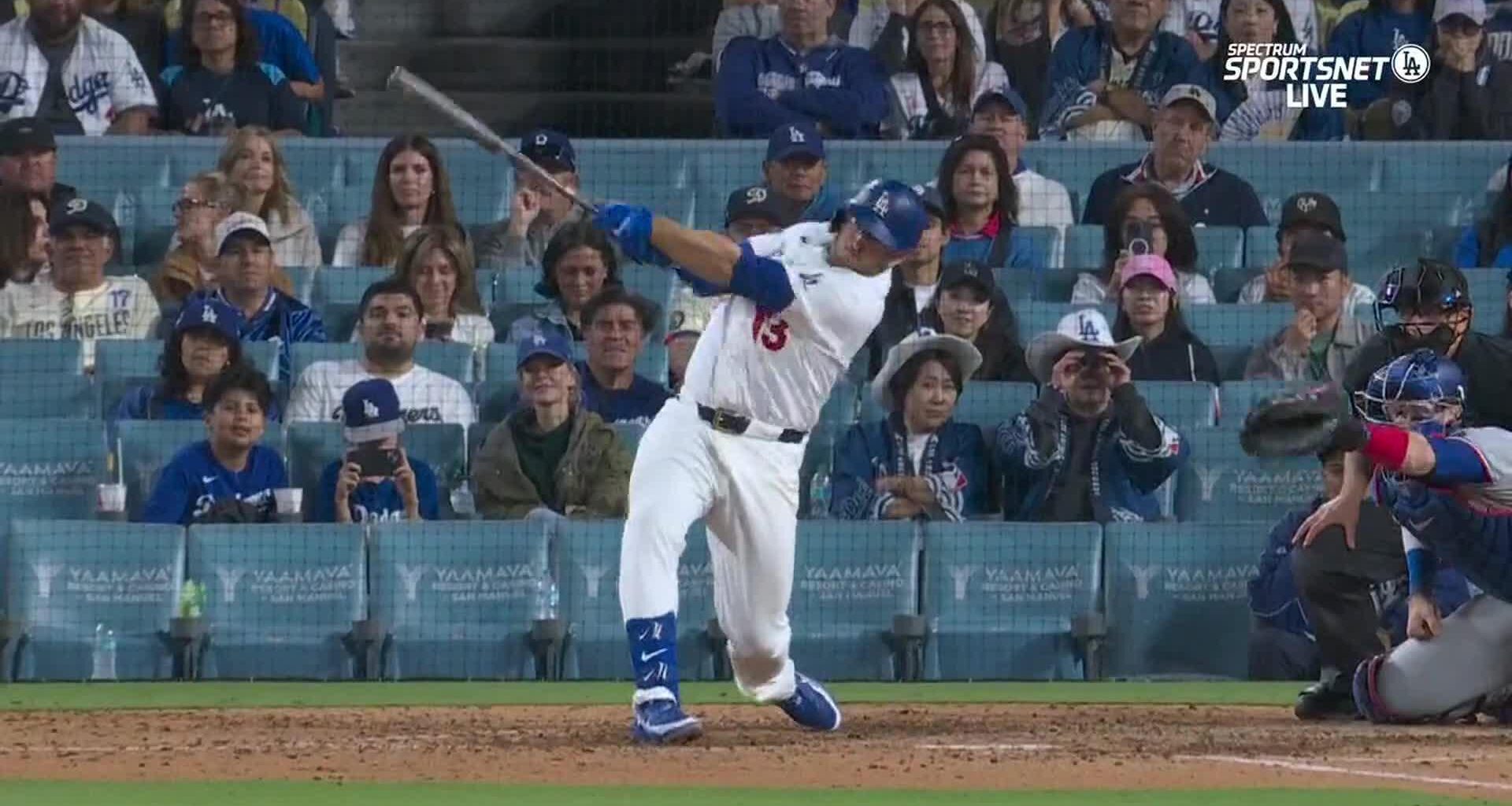 Max Muncy's 3-homer night ends with a stunning 9th-inning winner as Dodgers top Rangers, 8-7