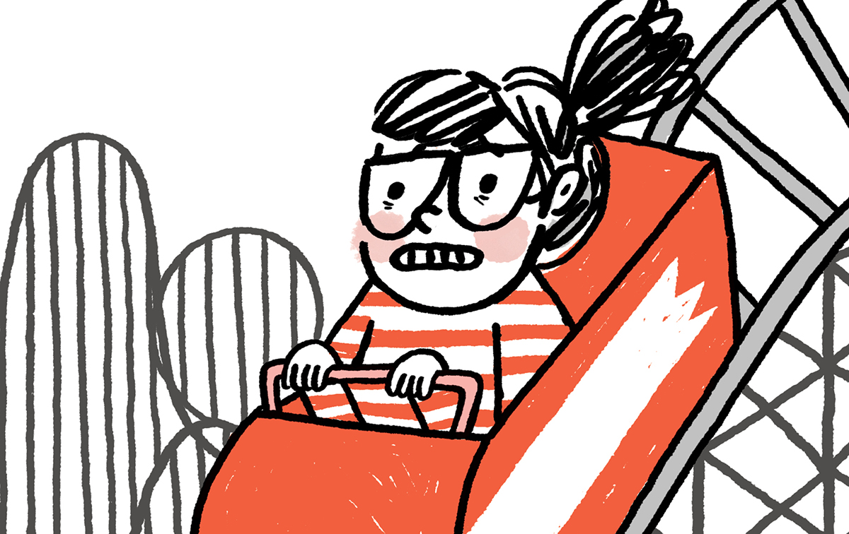 Gemma Correll's Anxietyland: a graphic anxiety memoir