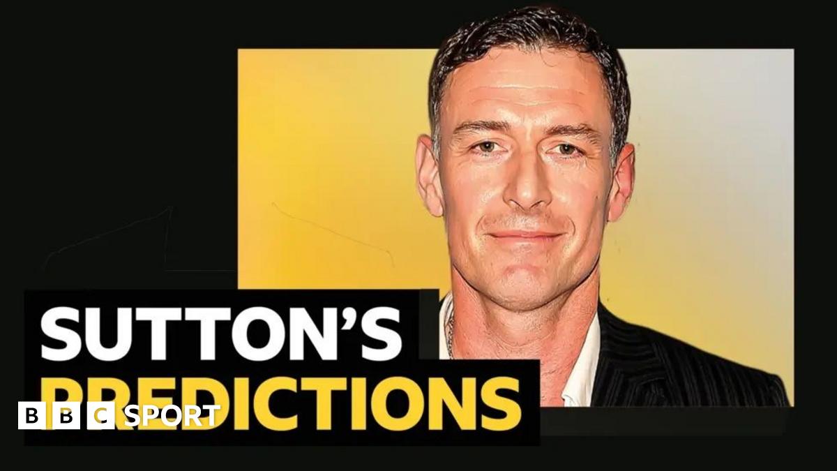 A picture of Chris Sutton with wording next to it that says BBC Sport columnist Chris Sutton