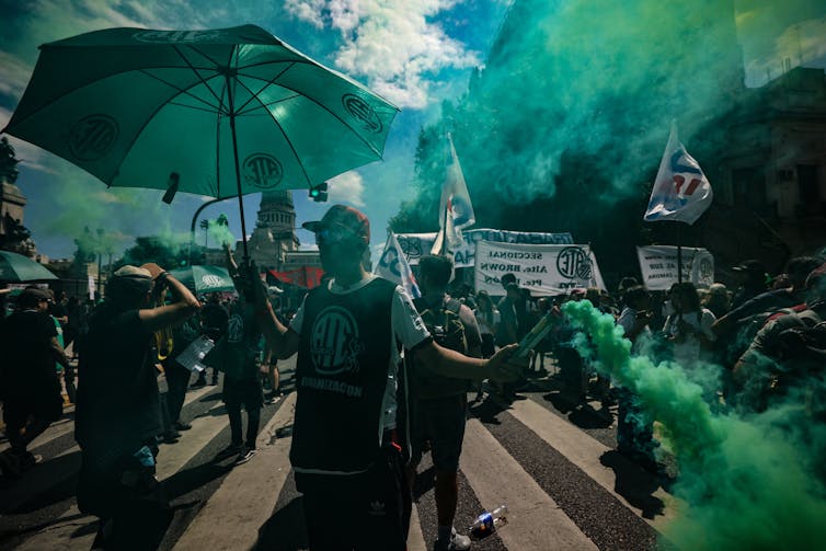 Protest march.