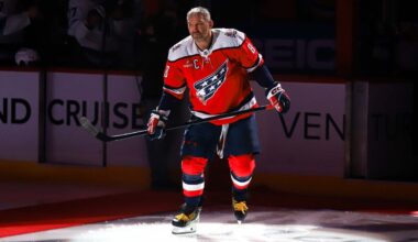 Did Alex Ovechkin want to pass up his empty-netter against Pittsburgh today so that his final goal is on a goalie?