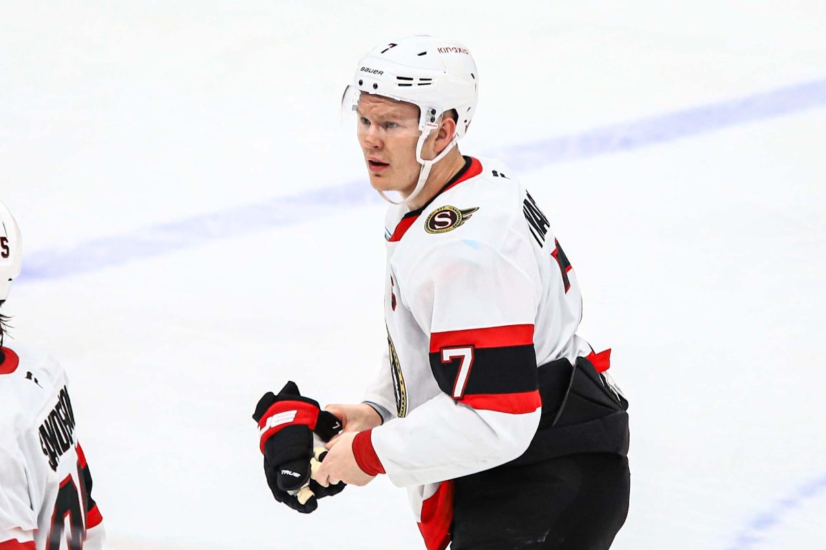 Brady Tkachuk reportedly set to be involved in trade discussions this summer after Senators swept out of first round