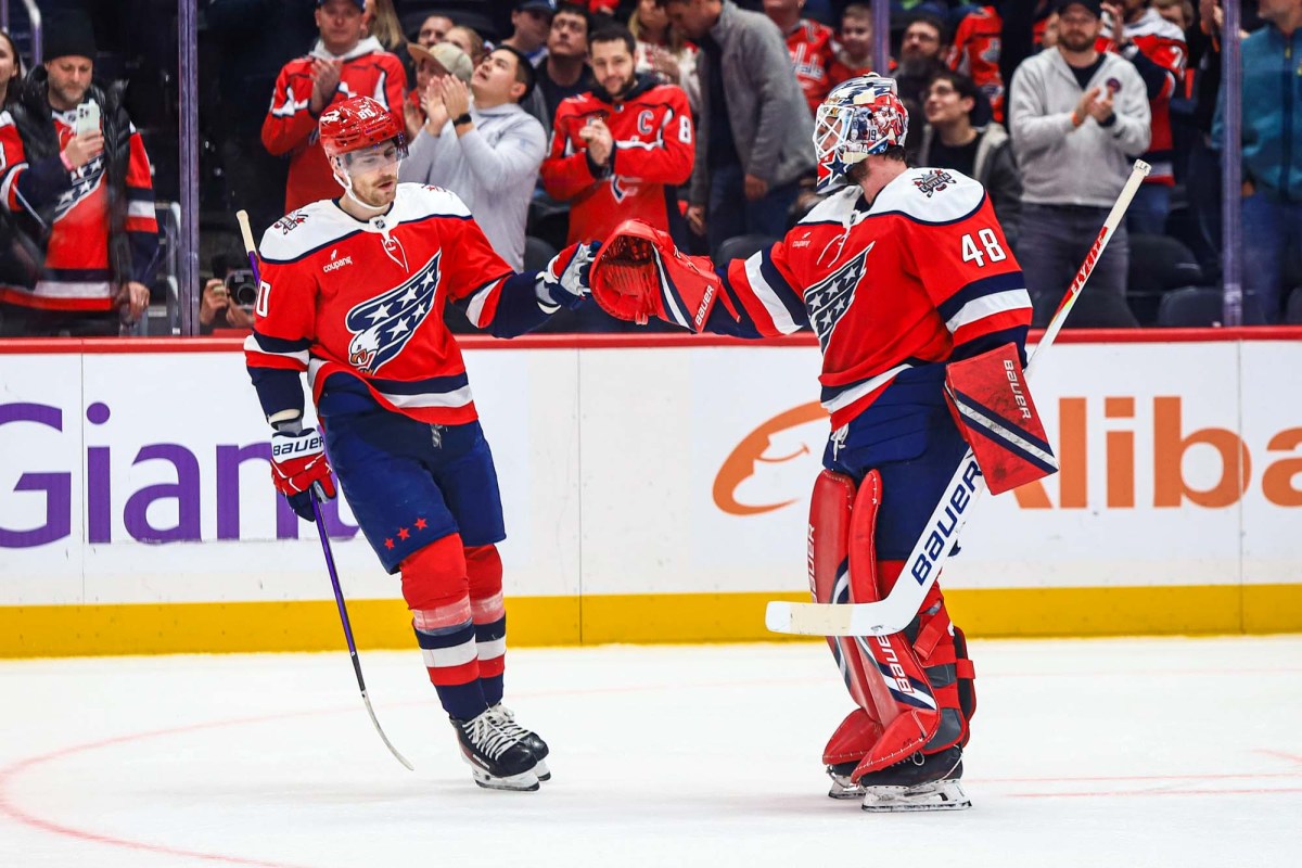Pierre-Luc Dubois and Rasmus Sandin listed as game-time decisions, Logan Thompson to start for Capitals
