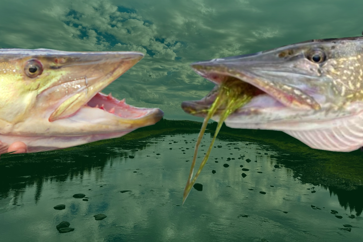 2 aggressive invasive fish are both living in a Maine river