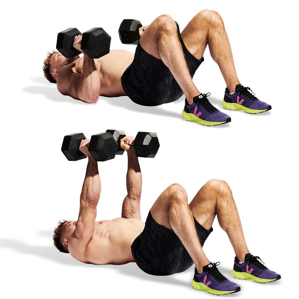 dumbbell floor press dumbbell floor press