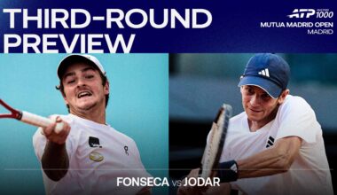 Joao Fonseca and Rafael Jodar will contest their first Lexus ATP Head2Head meeting on Sunday in Madrid.