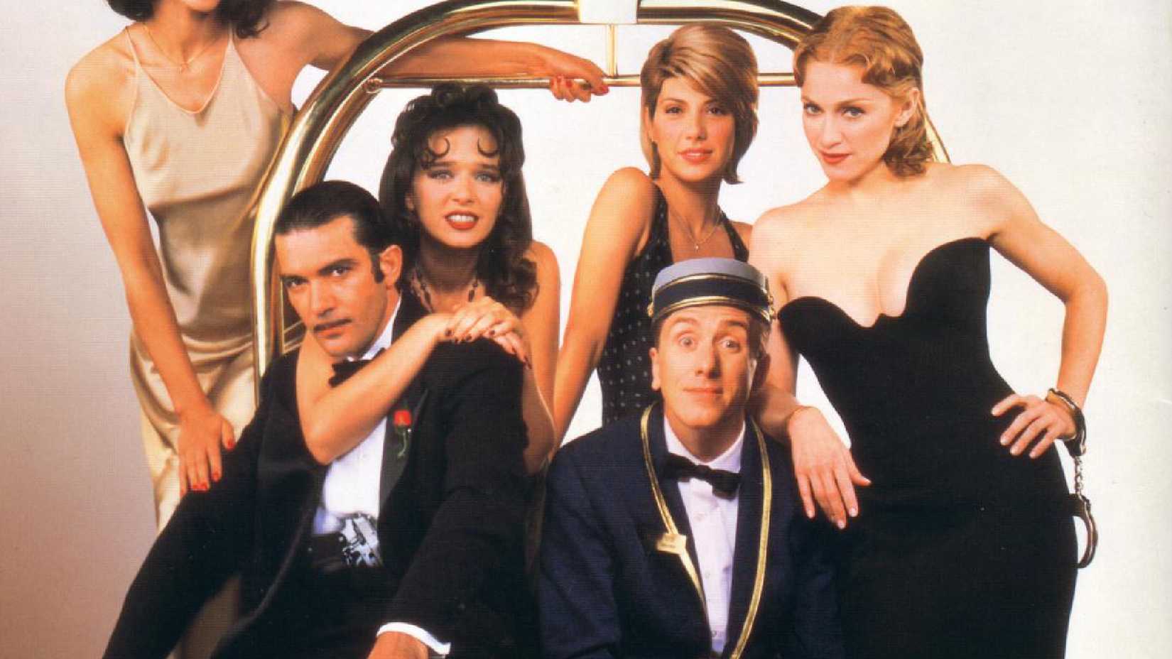 four rooms movie poster showing tim roth and antonio banderas