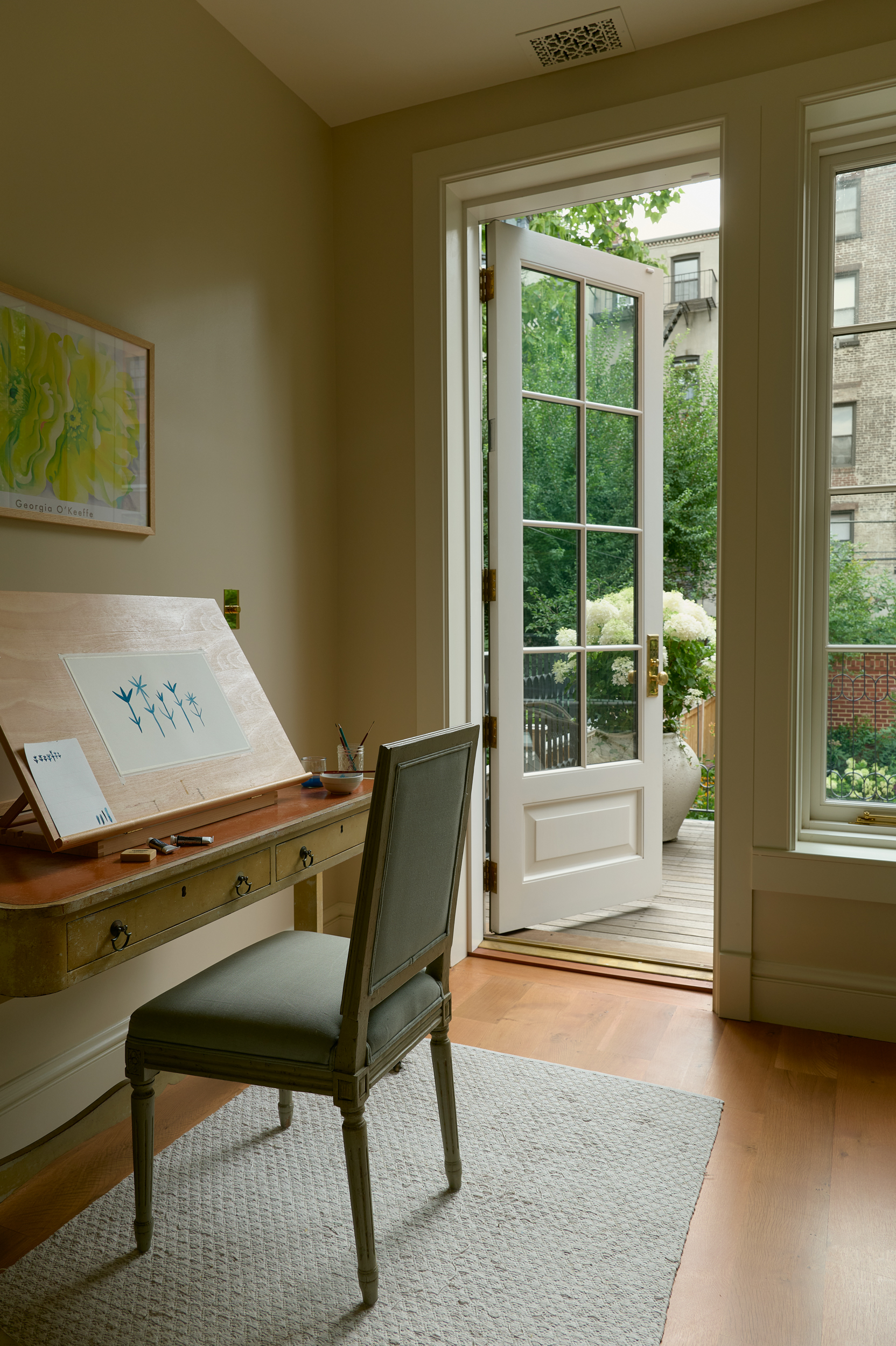 interior of brooklyn townhouse