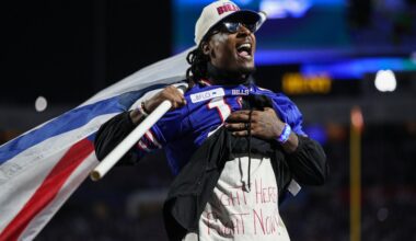 Buffalo Bills WR Keon Coleman being mentored by Stevie Johnson