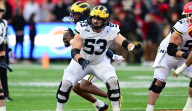 Kyle Whittingham names the starting center for Michigan Football