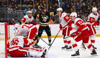 Penguins/Red Wings Recap: No one can stop Mantha and Rakell; Pens win 5-1
