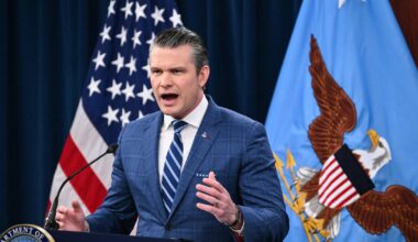Pete Hegseth says "we'll be hanging around" after Iran ceasefire announcement