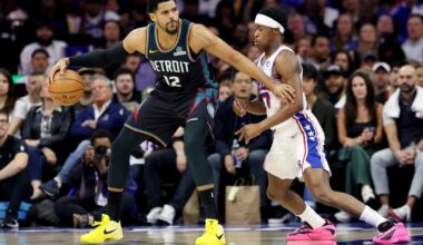 Sixers fall to Pistons as Detroit clinches top seed in Eastern Conference playoffs