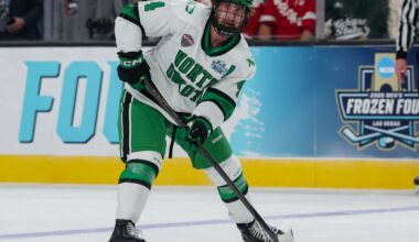 Penguins signing North Dakota defenseman Jake Livanavage