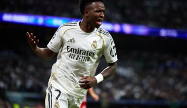 Why Vinícius Jr hugged Kompany at halftime during Real Madrid vs Bayern