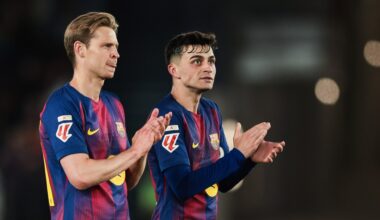How will Barcelona line up against Atlético Madrid in the second leg of the Champions League quarter-finals?