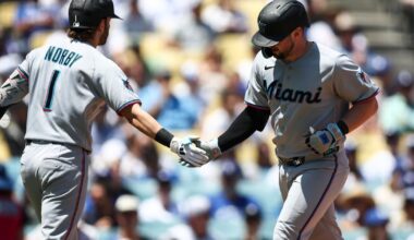 Sanoja has 2-out bloop single to spark Marlins to 3-2 victory over Dodgers