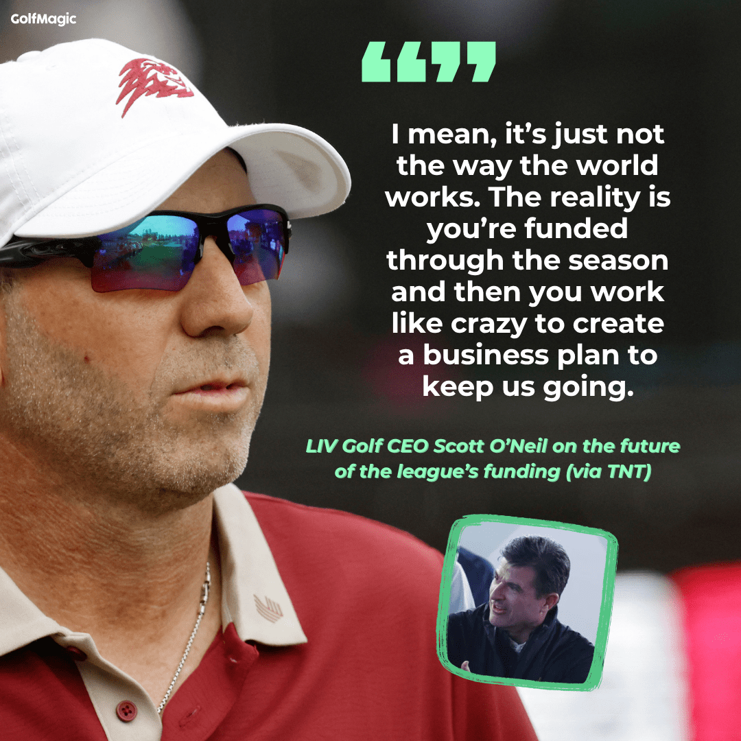 O'Neil has provided insight into LIV's future