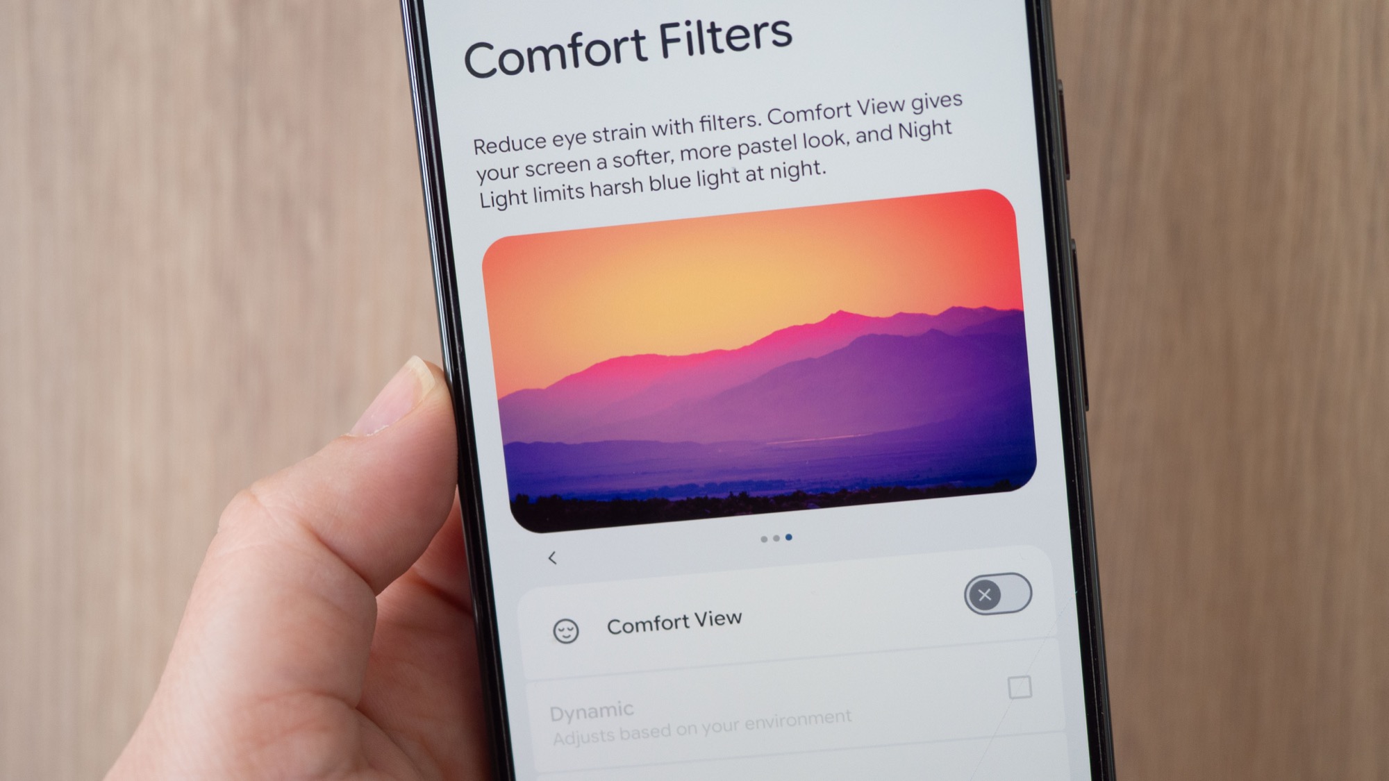 google pixel 10 pro xl comfort display filter off 1