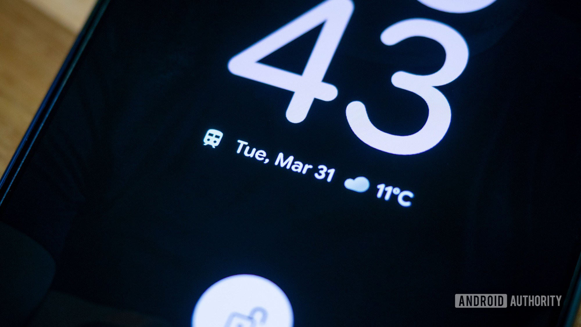 google pixel transit mode aod icon