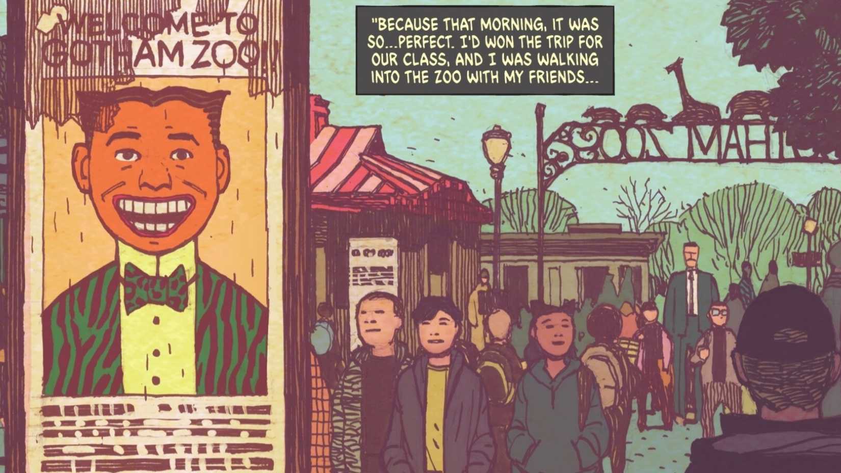 Grinning Man at Gotham Zoo Joker Tease in Absolute Batman #19