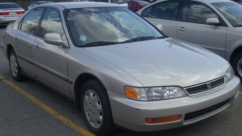 A silver Honda Accord