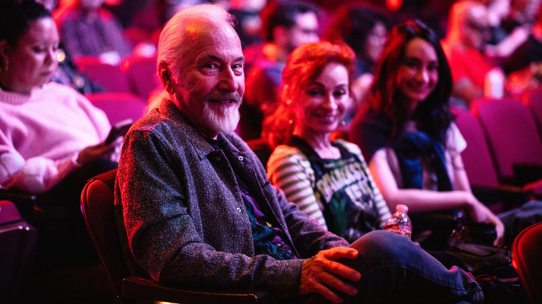Rick Baker in the audience at the Overlook Film Festival
