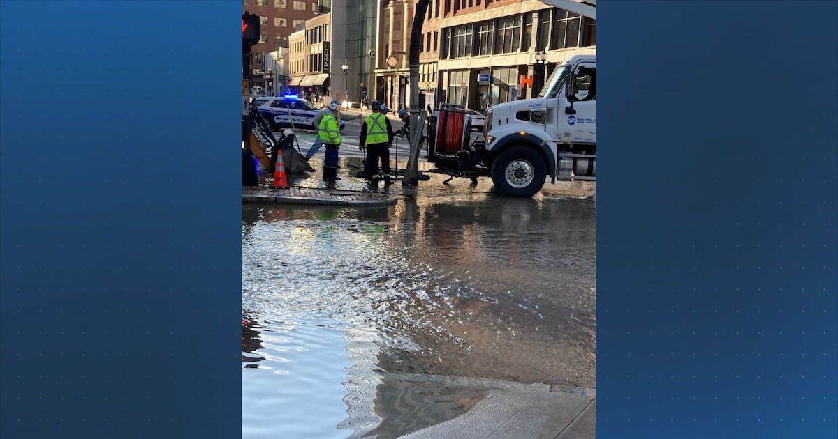Major water main break in Downtown Boston – Boston 25 News