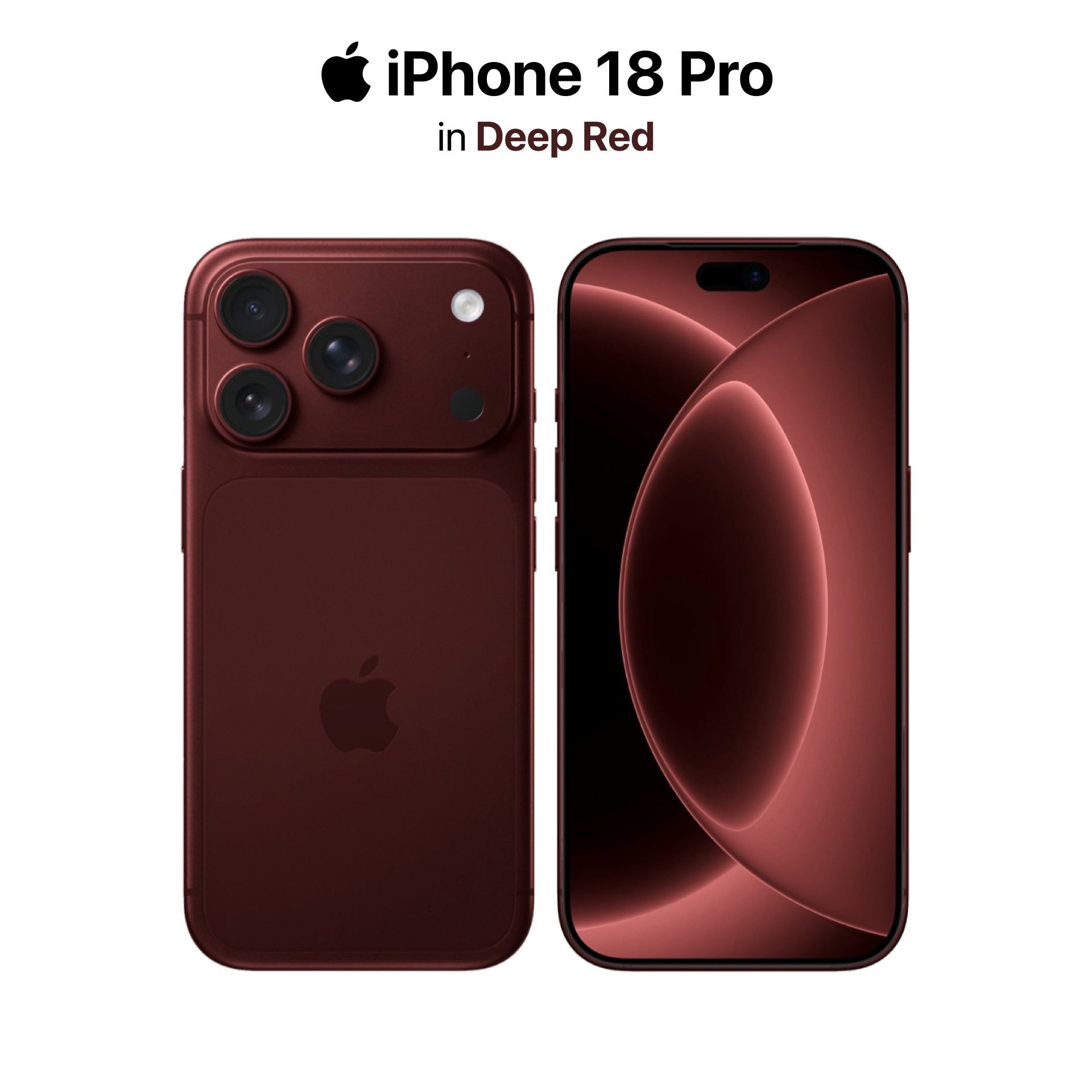 iPhone 19 Pro Deep Red DCS iPhone 19 Pro Deep Red DCS