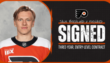 Flyers Sign Jack Berglund to Entry-Level Contract