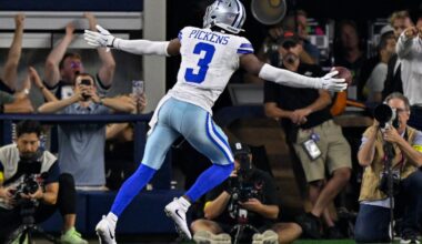 Dallas Cowboys WR George Pickens signs franchise tag with team