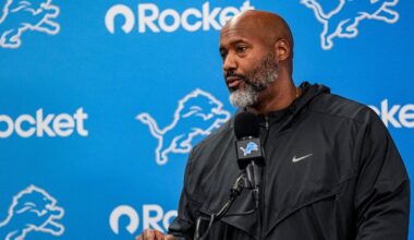 GM Brad Holmes: Detroit Lions don’t have to draft OT, EDGE