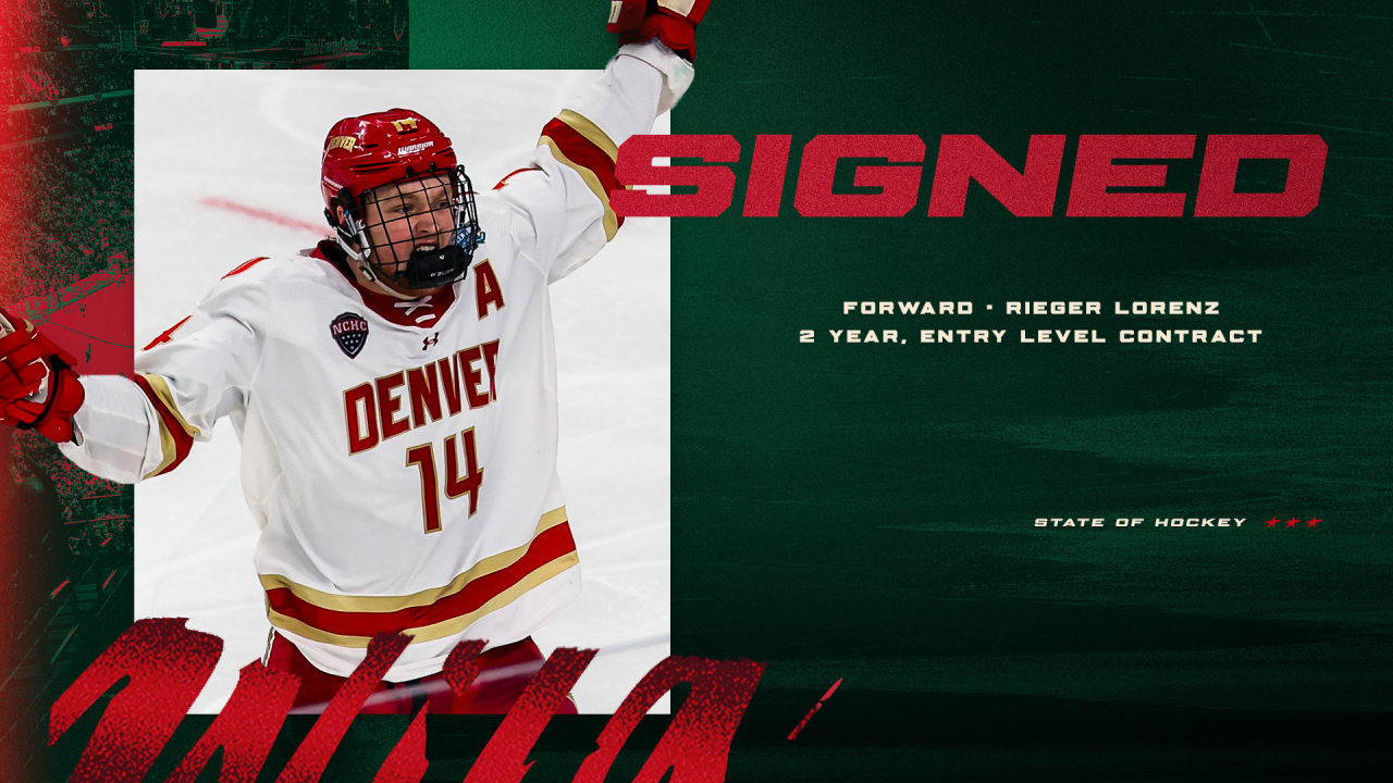 Minnesota Wild Sign Defenseman Ben Dexheimer and Forward Rieger Lorenz to Entry-Level Contracts