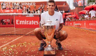 Rafael Jodar claims his maiden ATP Tour trophy on Sunday at the Grand Prix Hassan II.