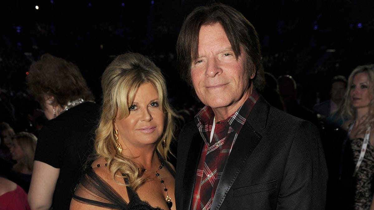 John Fogerty and his wife Julie at the ACM Awards in Las Vegas in April 2013.