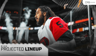 Projected Lineup: Round 1, Game 4 at Ottawa