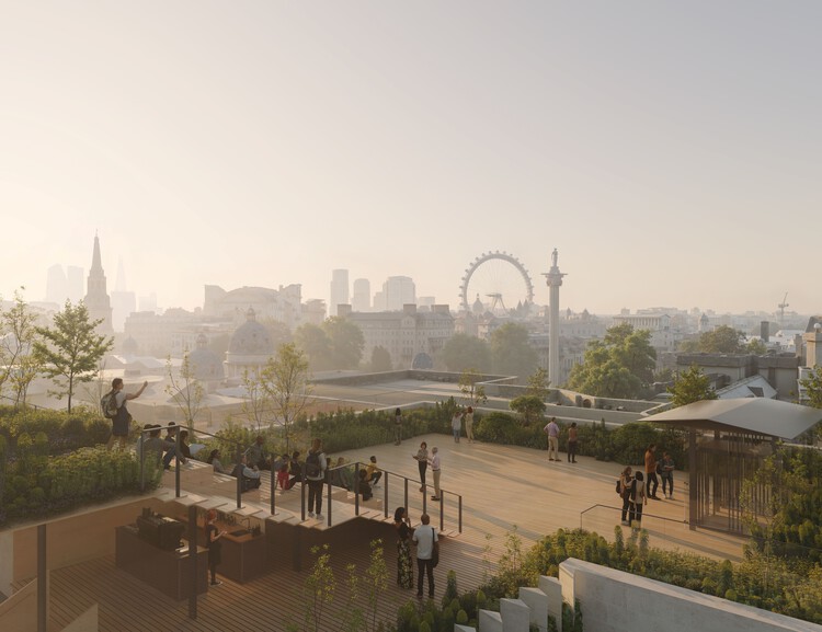 Kengo Kuma and Associates Wins Competition to Design New Wing for London's National Gallery - Image 1 of 6