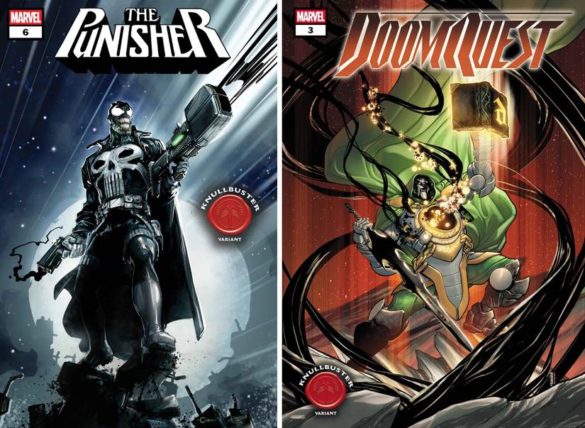 knullbuster variant covers STARRING PUNISHER AND DOCTOR DOOM