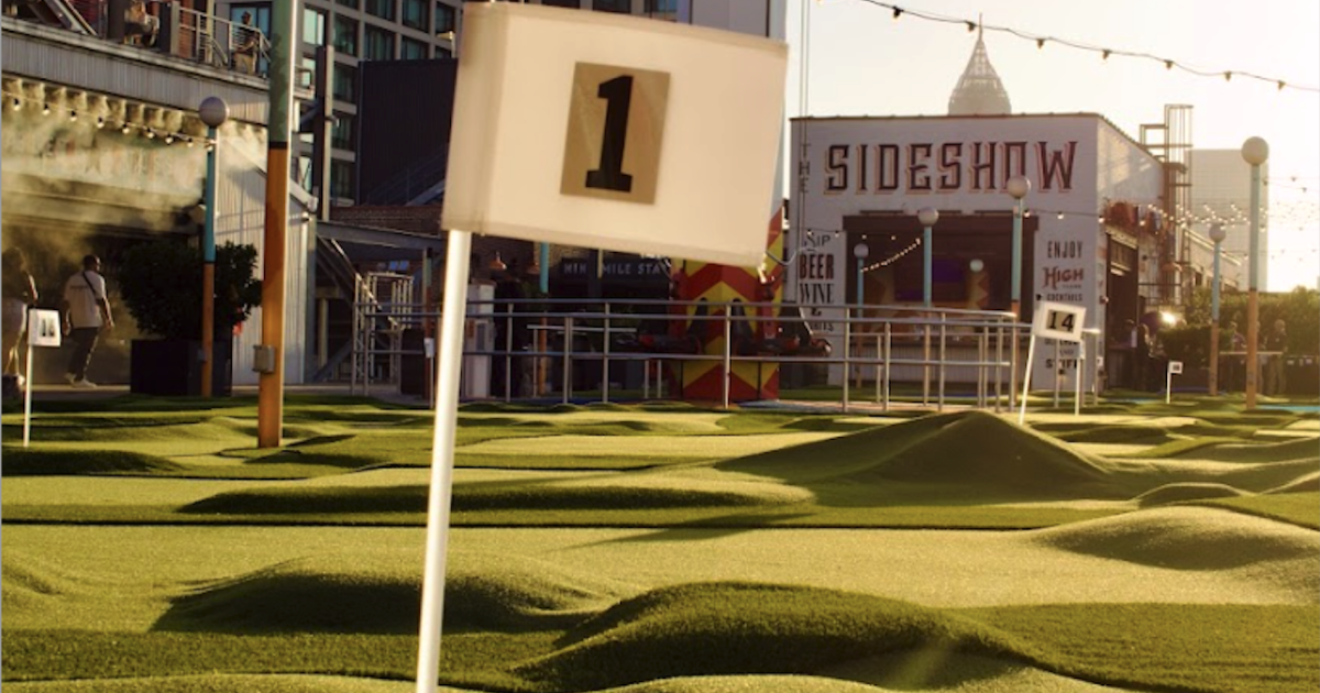 Images: Ponce City Market reveals new rooftop golf course for spring