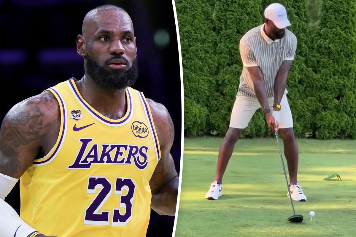 Golf is driving the success for LeBron James and the Lakers
