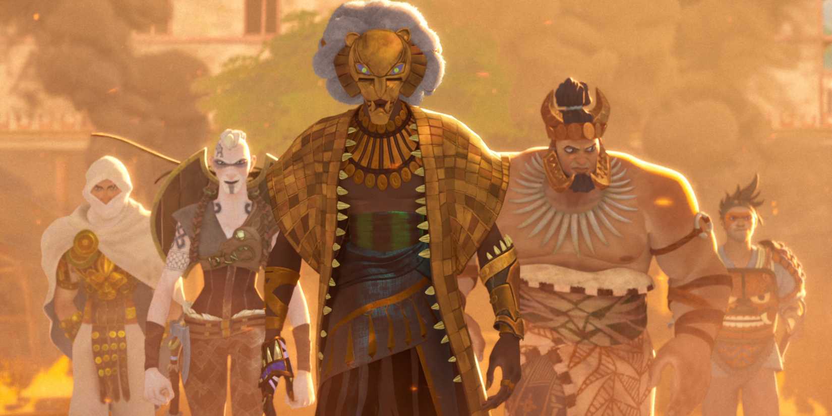 Lion and hi Lieutenants in Eyes of Wakanda